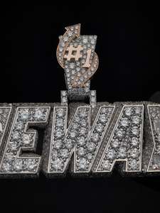 Collar de Plata 925 Personalizado de Alta Calidad con Moissanita, Colgante de Rapero, Joyería Hip Hop, Estilo Iced, Moderno y Certificado - Product Image 6