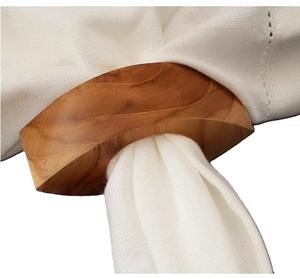 Anillos para servilletas de madera hechos a mano y soportes decorativos de madera para servilletas para banquetes y hoteles a un precio de fábrica razonable. - Product Image 6