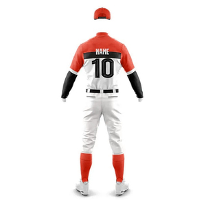 Concevez vos propres uniformes de baseball et de softball imprimés sur mesure, 100% polyester, bretelles réglables, manches longues, respirants, grandes tailles - Product Image 1