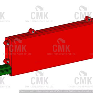 Cubierta de junta para sistema de barra colectora DSL de 4.5m, tipo de junta atornillada, cubierta aislada de 440V para riel de alimentación de grúa EOT, marca CMK - Product Image 4