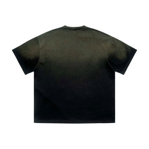 เสื้อยืดโอเวอร์ไซส์ทรงวินเทจผ้าคอตตอนหนา 250 GSM ซักย้อมสีแบบแอซิดวอช สำหรับผู้ชาย คุณภาพสูง แขนสั้น รับผลิตตามสั่งขายส่ง - Product Image 4