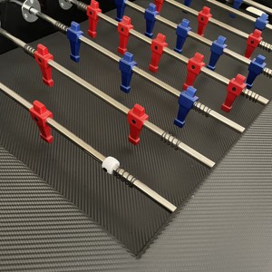 MSport Carbon Fiber Luxury Foosball Table Modern Designer Soccer Game Table for Indoor <b>Entertainment</b> - Product Image 3