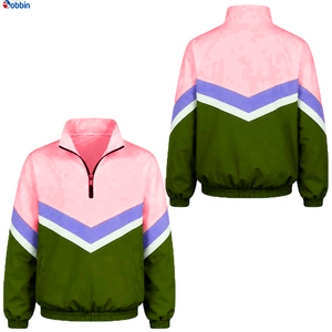 Chaqueta Cortavientos para Mujer BOBBIN INDUSTRIES, Manga Larga, Cierre Frontal con Cremallera, Diseño con Bloques de Color, Resistente al Viento, con Capucha, Reversible, Transpirable, de Secado Rápido - Product Image 3
