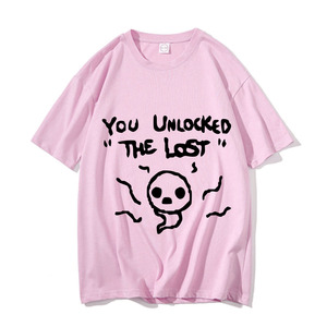 Unisex You Unlocked The Lost Graphic <b>T</b>-<b>Shirt</b> <b>Gamer</b> Gaming Short Sleeve Crewneck Loose Fit Cotton Casual Streetwear Tee - Product Image 2