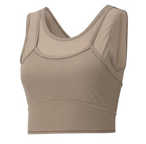 Top Corto Sexy para Chicas, Sujetador Deportivo, Top de Yoga con Espalda Descubierta y Cuello Cuadrado para Mujer, Ropa Deportiva para Gimnasio - Product Image 3