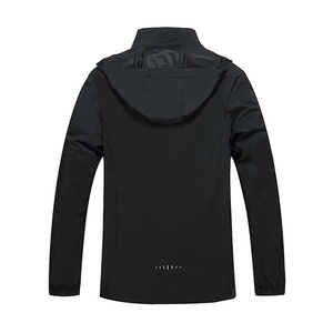 Unisex Hooded Zipper Soft Shell <b>Racer</b> <b>Jacket</b> Waterproof Windproof Breathable Polyester Outdoor Hiking Regular Fit Solid Color - Product Image 6