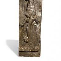 Panneau mural en bois sculpté à la main, style tribal Naga indien, décoration architecturale antique rustique pour hôtel, assortiment varié, 1 conteneur