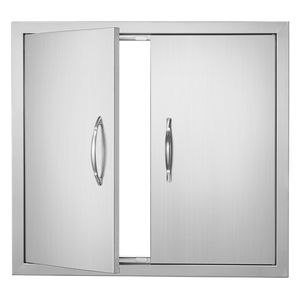 Porta di Accesso BBQ a Incasso in Acciaio Inox 26W X 24H Pollici per Cucina Esterna, Accessori per Mobili da Cucina - Product Image 5