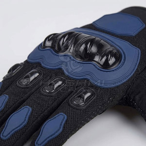 Gants de motard légers, durables et respirants, avec support de sécurité, fermeture réglable au poignet, paume antidérapante, ajustement confortable - Product Image 4