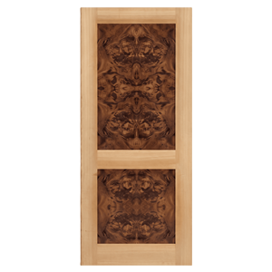 Porte intérieure moderne en placage d'ingénierie à grain de bois massif pour appartement et usage résidentiel - Product Image 1