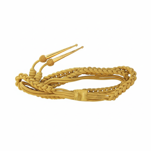 Aiguillettes Doradas Hechas a Medida 2026, Accesorios de Decoración para Uniformes a Bajo Precio y Cordones para Aiguillettes Ceremoniales - Product Image 1
