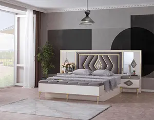 Buse Set Kamar Tidur Ukuran King, Desain Trendi Kualitas Terbaik Kedatangan Baru Penjualan Laris Kedatangan Baru Set Kamar Tidur Turki