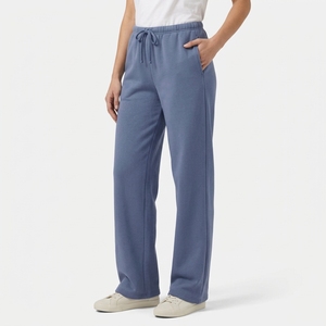 Pantalones Deportivos de Mujer, Hechos a Medida, de Cintura Alta, Corte Recto, Ajuste Regular, Modernos, para Invierno, de Forro Polar Ecológico, con Cordones, Estilo Urbano - Product Image 4