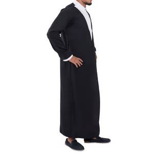 2026 New Arrival Men's Jubba Best Selling Islamic <b>Kaftan</b> with Custom Logo Solid Color High Quality Design <b>for</b> <b>Sale</b> - Product Image 4