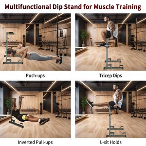 Heavy Duty Multi-funzione di casa palestra sistema Power Tower Dip Station panca regolabile barra di trazione Stand per allenamento Fitness - Product Image 5