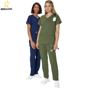 Women's Premium <b>Scrubs</b> Top with Pockets, Comfort Fit <b>Scrubs</b> for Women, Nurse Essentials - Product Image 5