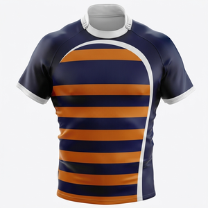 Camiseta de Rugby Profesional para Hombre, Manga Corta, Transpirable, Deportiva, de Alto Impacto, para Entrenamiento Deportivo, Uniforme de Juego en Equipo - Product Image 5