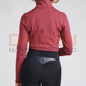 Ladies Equestrian Training Wear <b>Long</b> <b>Sleeve</b> Breathable Riding Top Built for Flexibility and All Day Comfort - Product Image 6