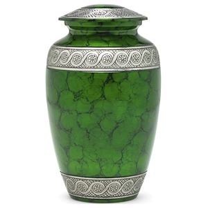 Urne funéraire en métal blanc pour cendres humaines, urne commémorative pour enterrement, urne funéraire pleine grandeur 10 pouces pour la décoration de la maison - Product Image 6