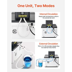 Bagno Termostatico a Circolazione d'Olio per Laboratorio, Alta Temperatura 30 L, Temperatura Costante 300 Gradi Celsius/572 Gradi Fahrenheit - Product Image 4