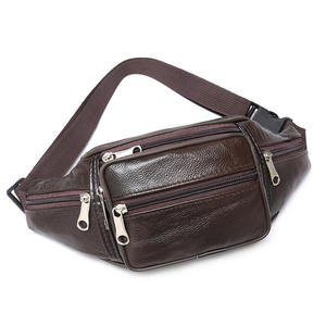 Sac de taille sport en cuir PU pour femmes et hommes, sac banane de course multifonctionnel imperméable et sac de voyage bandoulière - Product Image 4