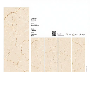 Carreaux de porcelaine modernes sculptés 800x1600mm avec fonction pare-feu pour usage extérieur, salle de bain, hall et villa dans les supermarchés - Product Image 1