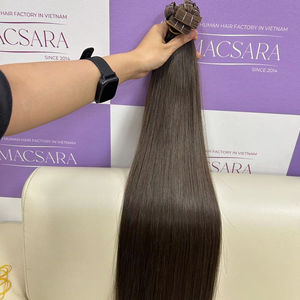 ผมต่อเวียดนามสีธรรมชาติแบบตรง เกรดเวอร์จิ้น คิวติเคิลเรียงเส้นเดียวกัน ผมสองชั้น แท้จากผมมนุษย์เรมี่ - Product Image 5