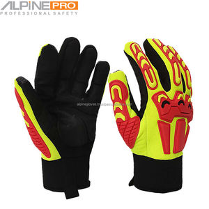 Guantes resistentes para jóvenes más vendidos Nuevos guantes de impacto y extinción de incendios con protección de manos y brazos mecánica TPR antideslizante - Product Image 4