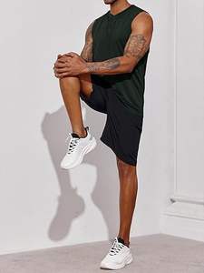 Camiseta sin Mangas Personalizable Blanca y Negra de Algodón para Hombre, Camiseta Deportiva para Fisicoculturismo, Camiseta de Gimnasio para Hombre, Camisetas para Hombre - Product Image 4