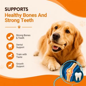 Supplément personnalisé de qualité supérieure à mâcher en os de chien à haute teneur en calcium pour la santé des articulations et des os Supplément de santé pour animaux de compagnie OEM approuvé par la FDA - Product Image 4