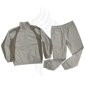 Conjuntos de Chaqueta Cortavientos de Nailon 100% Personalizables al por Mayor para Hombre, Conjuntos Deportivos con Bordado - Product Image 4