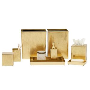 Wooden Material Top Selling Wood Polished <b>Sets</b> Of 8 <b>Bathroom</b> <b>Sets</b> Modern <b>Bathroom</b> Accent <b>Accessories</b> - Product Image 2