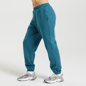 Pantalon de jogging pour femme en coton de haute qualité, doux, respirant, taille élastique, coupe ample, décontracté, pour la détente et l'entraînement - Product Image 3