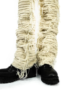 Jeans de Mezclilla para Hombre 2026 de Alta Calidad, Personalizados, de Algodón, Estilo Americano, Rotos, Desgastados, de Tiro Medio, Hiphop, Corte Acampanado, Lavado a la Piedra - Product Image 6