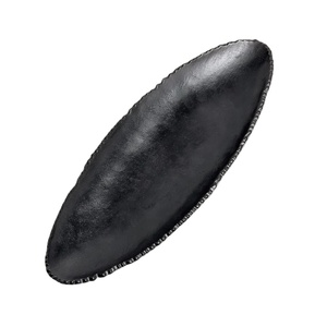 <b>Black</b> Finished Handmade Oval Shape Food <b>Serving</b> <b>Tray</b> Home Hotel And Restaurant Use Dessert <b>Serving</b> <b>Tray</b> At Wholesale Prices - Product Image 1