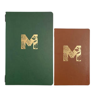 Classeur de menu en cuir avec couverture personnalisée avec logo de restaurant - Product Image 2