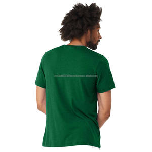 <b>Green</b> Custom <b>Men's</b> 100% Cotton <b>T</b> <b>Shirt</b> O-Neck Blank Breathable <b>T</b>-<b>Shirt</b> for <b>Man</b> - Product Image 3