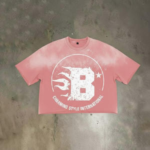 Camiseta de Hombre de Algodón de Alta Calidad con Estampado, Último Diseño, Impresión Personalizada, 100% Algodón, Camisetas Negras, 300GSM - Product Image 2