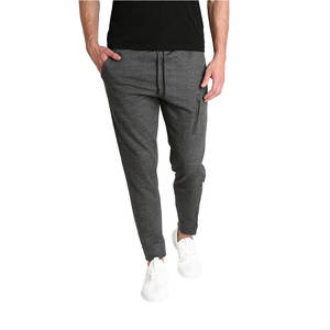 Pantalons de jogging en gros, pantalons de sport extensibles pour hommes, pantalons décontractés coupe ample style streetwear en tissu molletonné - Product Image 1