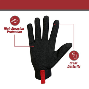 Guantes Mecánicos de Cuero Sintético Resistentes a Impactos con Protección de Goma TPR Antideslizante para Construcción e Industria - Product Image 5