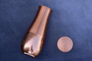 Recipiente de Agua Reutilizable, Portátil, Ligero, Duradero y Ecológico, Diseño Tulipán de Cobre, Dos Tonos - Product Image 4