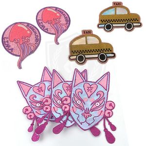 Custom Made Lightweight Embroidered Patches Self-Adhesive for Hats & Gifts Wholesale Hot Sale New Design High Quality <b>Canvas</b> - Product Image 5
