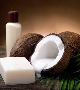 Jabón en Barra 100% Natural de Aceite de Coco con Base de Aceite de Palma |   Jabón de Baño Artesanal Hidratante Orgánico - Product Image 1