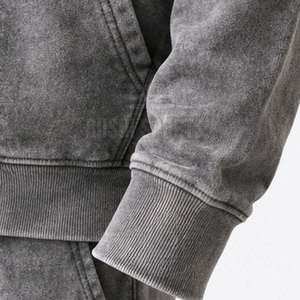Chándal Moderno con Efecto Desgastado por el Sol, Material Suave al Tacto con Comodidad Relajada - Product Image 5