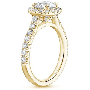 Élégante bague de mariée en or avec pierre de style diamant étincelant, bijou de fiançailles et de mariage, cadeau pour femme - Product Image 2