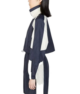 Coupe-vent personnalisé pour femme avec fermeture éclair, imperméable, respirant, nouveau design par sublimation, OEM 2026 - Product Image 3