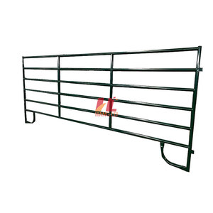 现代马场镀锌方管建筑用钢护栏板8英尺高重型击剑马板 - Product Image 1