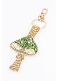 NOUSHAD HANDICRAFTS NH-811 Woven Beaded Shape Lightweight Coin Holder <b>Keychain</b> Customized Design <b>Carabiner</b> Classic Style Canvas - Product Image 5