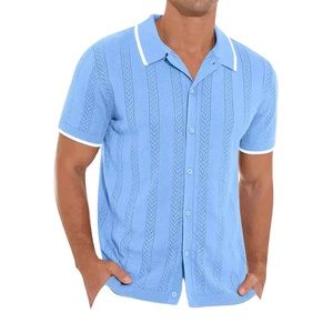 Polo décontracté à manches courtes tendance, confortable, idéal pour l'été, les aventures quotidiennes en plein air, coupe décontractée pour homme - Product Image 1