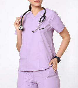 Oferta Especial: Conjuntos de Uniformes Médicos Personalizados Unisex para Enfermeras, Monos de Poliéster y Spandex de Manga Corta para Verano, Uniformes Médicos para Hospital - Product Image 6